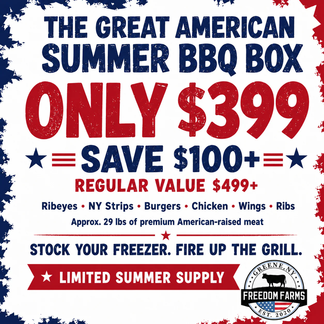 SUMMER BBQ STOCK UP BOX